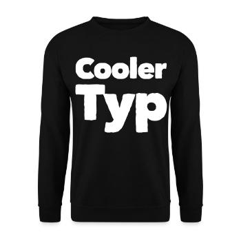 cool guy - Unisex Sweatshirt - black - Front - Alina (178cm) & Michal (187cm)