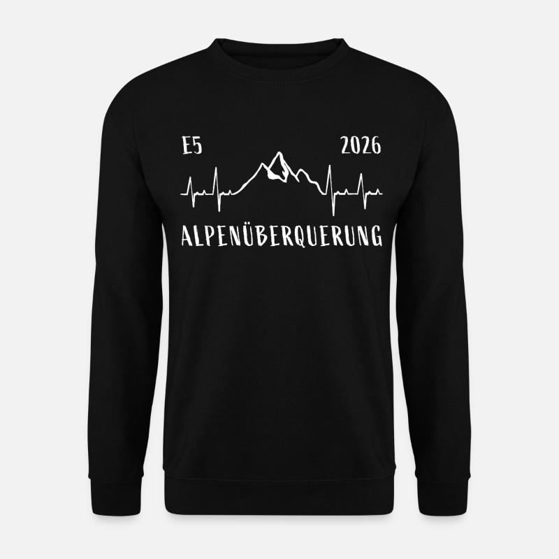 Alpenüberquerung E5 2026 - Unisex Pullover - Schwarz