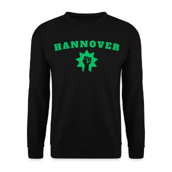 Hanover - Unisex Sweatshirt - black - Front - Alina (178cm) & Michal (187cm)
