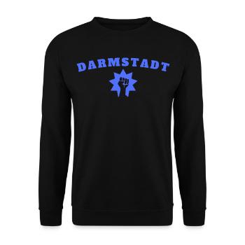 Darmstadt - Unisex Sweatshirt - black - Front - Alina (178cm) & Michal (187cm)