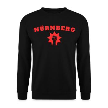 Nuremberg - Unisex Sweatshirt - black - Front - Alina (178cm) & Michal (187cm)
