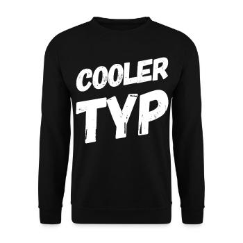 So sieht ein cooler Typ aus - Unisex Pullover - Schwarz - Vorne - Alina (178cm) & Michal (187cm)