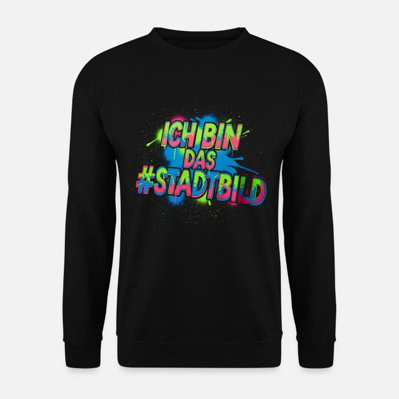 Urban_Graffiti_T-shirt - Unisex Pullover - Schwarz