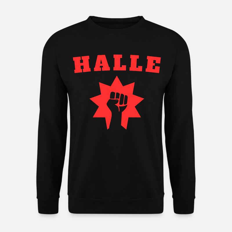 Halle - Unisex Pullover - Schwarz