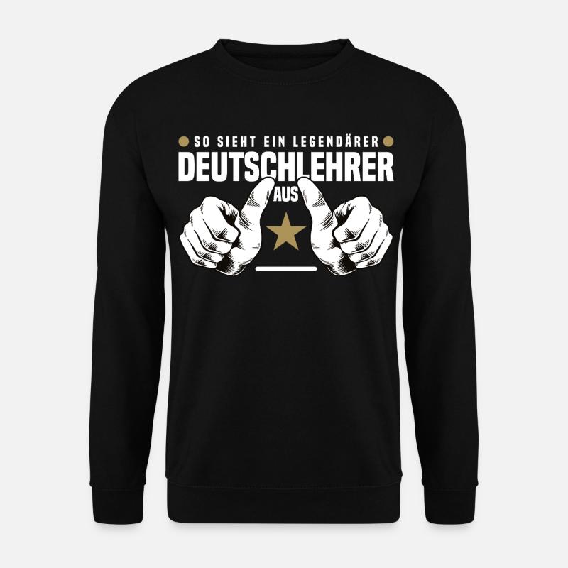 Deutschlehrer - Unisex Pullover - Schwarz