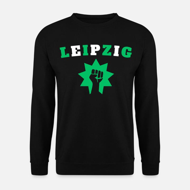 Leipzig - Unisex Pullover - Schwarz