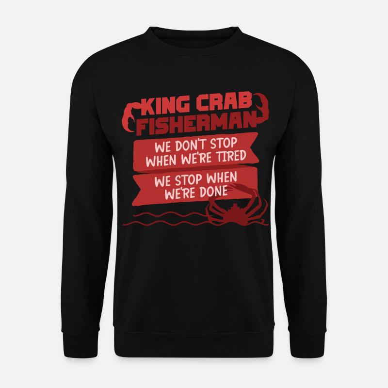 Alaska Königskrabben - Unisex Pullover - Schwarz