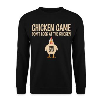 Game Theory Chickens Game - Unisex Sweatshirt - black - Front - Alina (178cm) & Michal (187cm)
