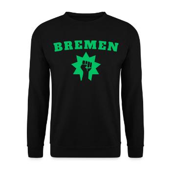 Bremen - Unisex Sweatshirt - black - Front - Alina (178cm) & Michal (187cm)