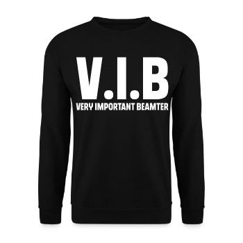 Civil servant - Unisex Sweatshirt - black - Front - Alina (178cm) & Michal (187cm)