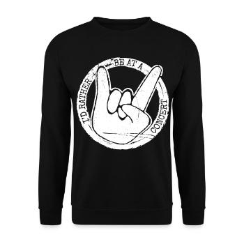 Fans de Concerts Idée Cadeau Musique Style Vintage - Sweat-shirt Unisexe - noir - Devant - Alina (178cm) & Michal (187cm)