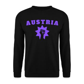 Vienna - Unisex Sweatshirt - black - Front - Alina (178cm) & Michal (187cm)