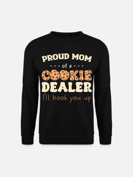 Proud mom of a cookie seller - Unisex Sweatshirt - black