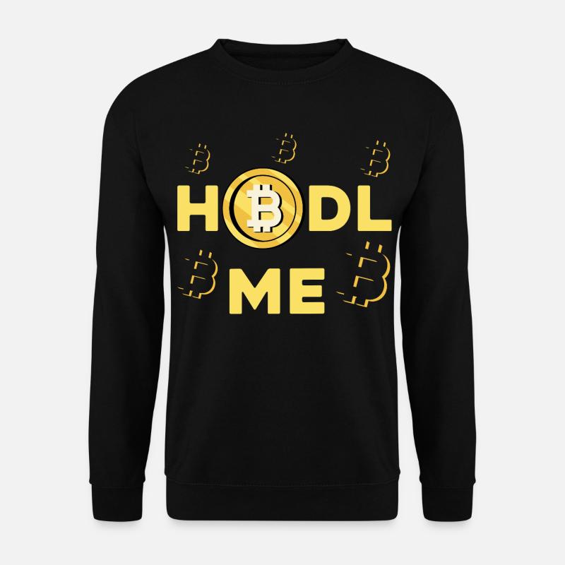 HODL ME Bitcoin Logo - Unisex Pullover - Schwarz