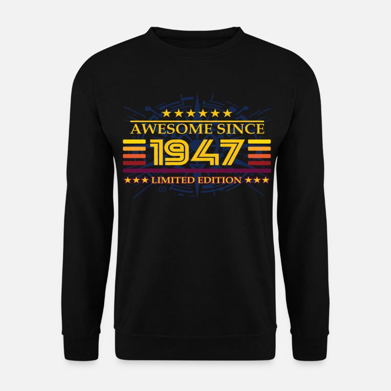 Awesome since 1947 Limited Edition - Unisex Pullover - Schwarz