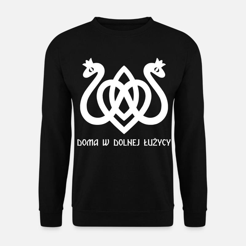Snake Heart White - Unisex Sweatshirt - black