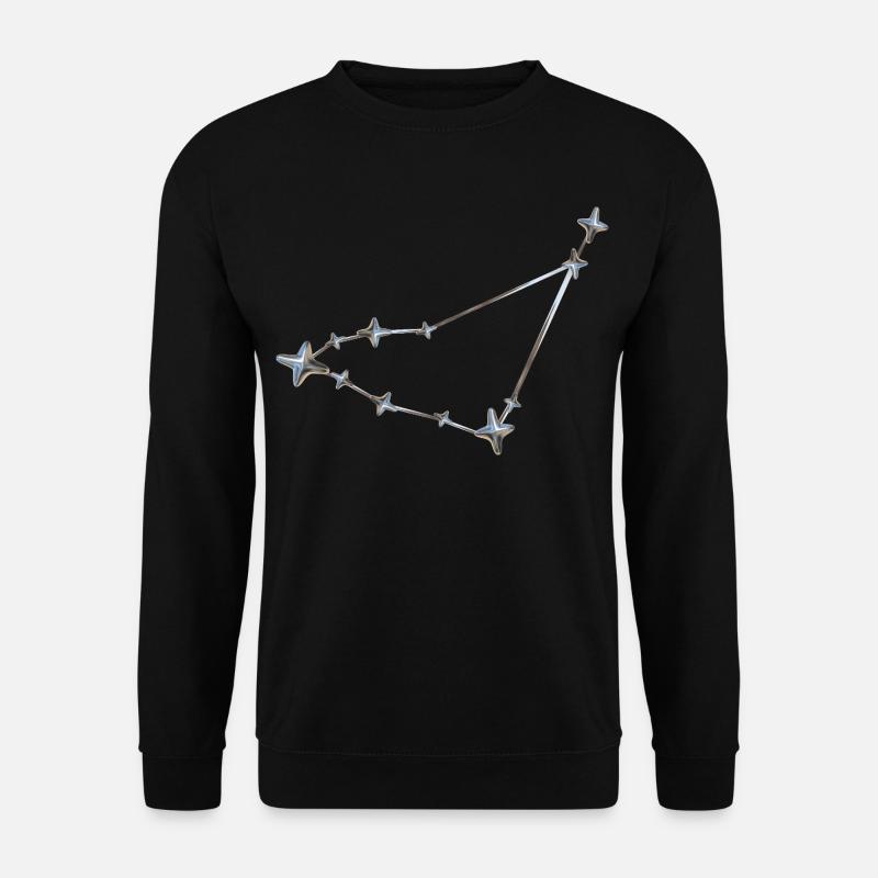 Rangée d’étoiles Conception de constellation - Sweat-shirt Unisexe - noir