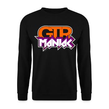 Guitar Maniac - Unisex Sweatshirt - black - Front - Alina (178cm) & Michal (187cm)