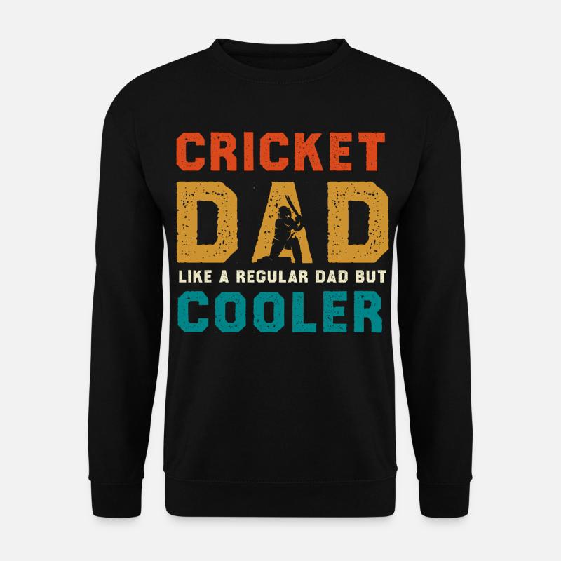 Cricket Dad Cooler - Unisex Pullover - Schwarz