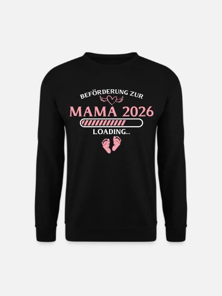 Maman 2026 Annonce de grossesse Mère - Sweat-shirt Unisexe - noir