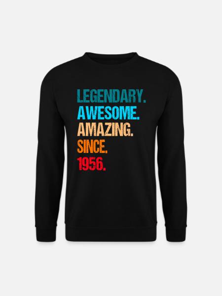 70 Birthday 1956 - Unisex Sweatshirt - black