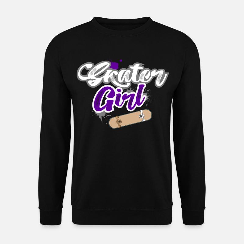 Skater Girl - Unisex Pullover - Schwarz