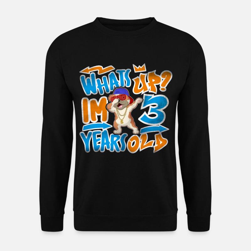 3rd Birthday Graffiti - Unisex Sweatshirt - black