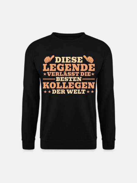 Pension Farewell - Retired colleague - Unisex Sweatshirt - black