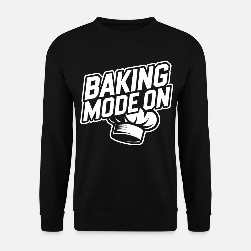 Backmodus Aktiv – Bäcker Stil - Unisex Pullover - Schwarz