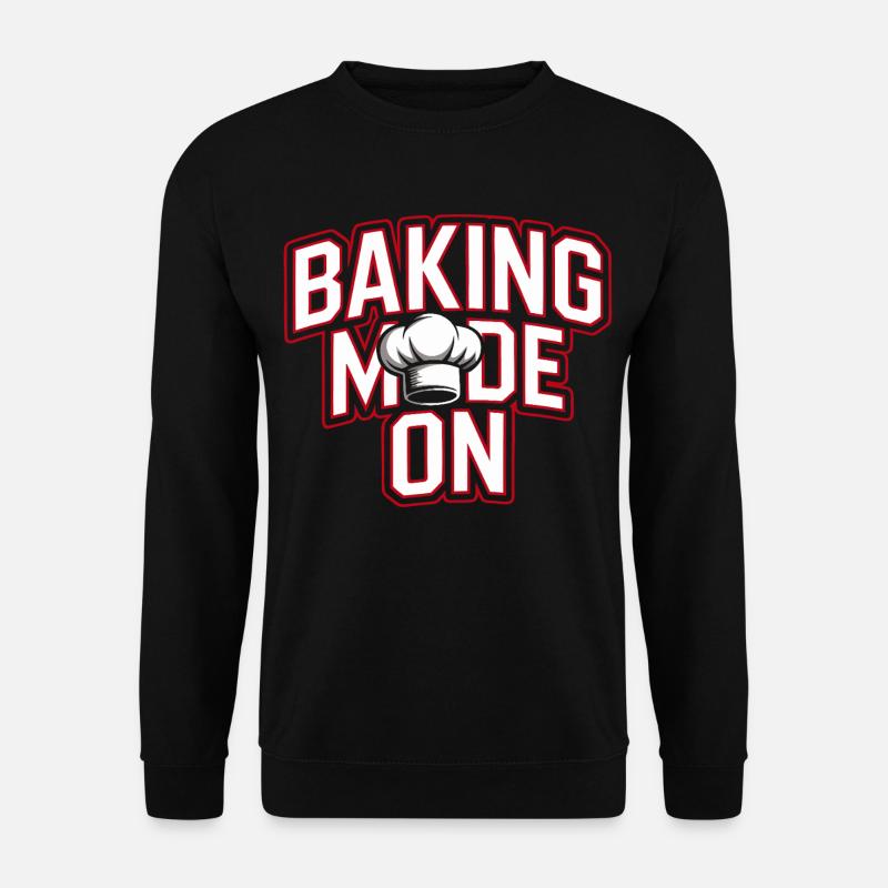 Baking Mode - Chef's Hat Design - Unisex Sweatshirt - black