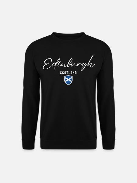 Edinburgh Scotland, elegant design Edinburgh - Unisex Sweatshirt - black