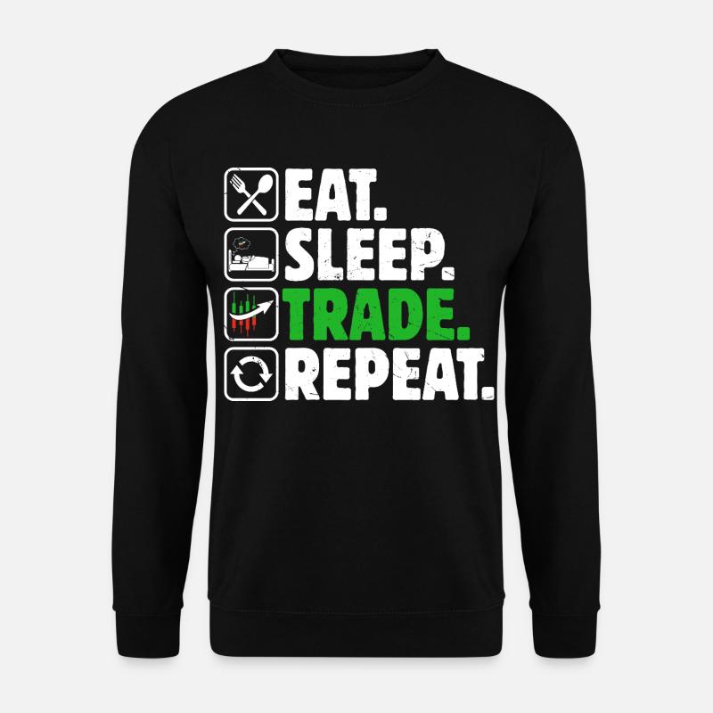 Trading Boursier Crypto Trader Boursier - Sweat-shirt Unisexe - noir