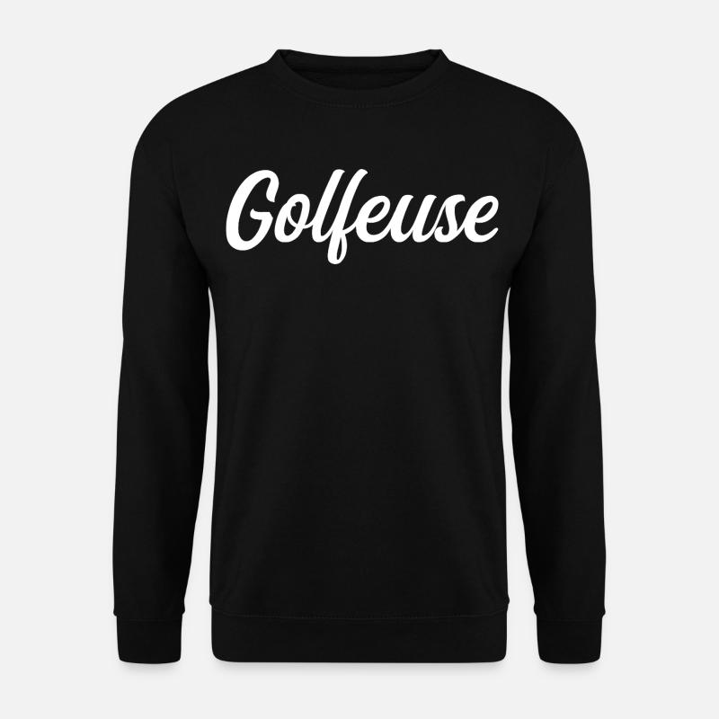 Golfspieler - Unisex Pullover - Schwarz