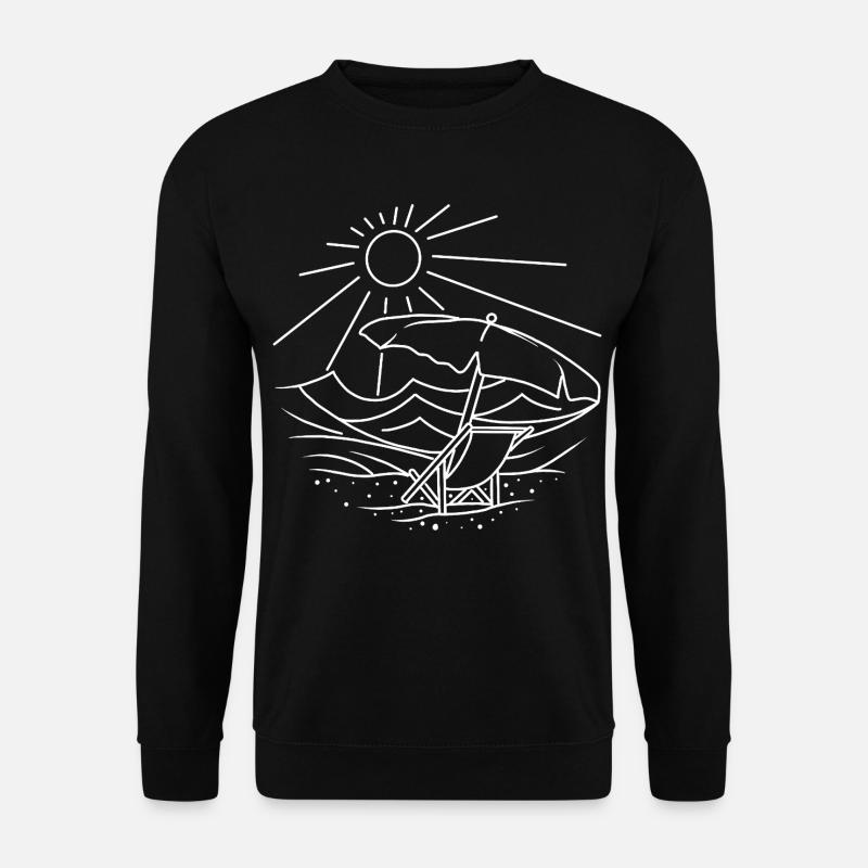 Vacation Sunrise Island Beach - Unisex Sweatshirt - black