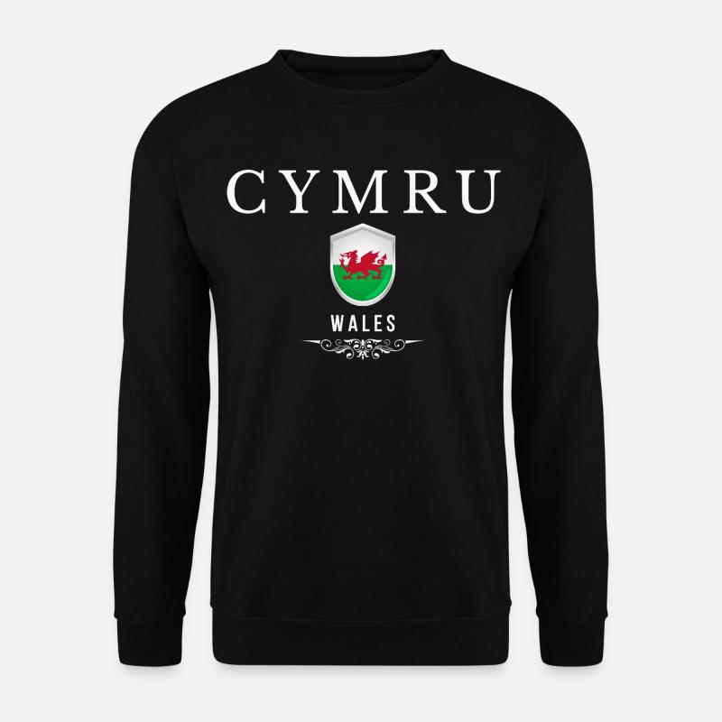Welsh pride, I love Wales - Unisex Sweatshirt - black