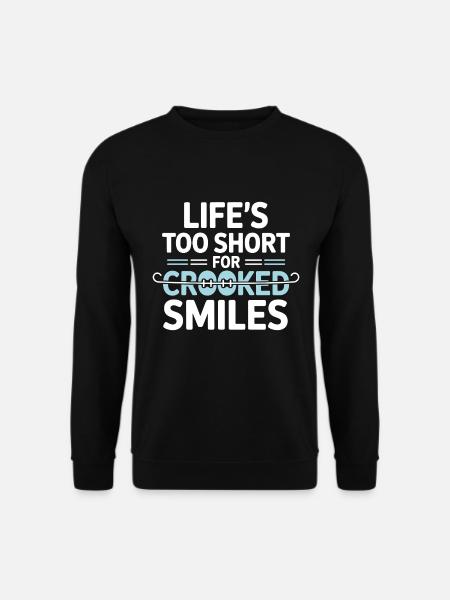 Dental Professional Straight Alignment Motivation  - Unisex Sweatshirt - black