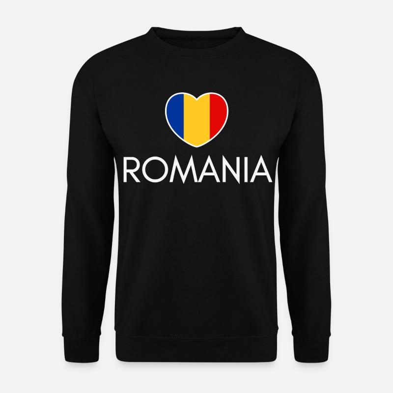 I love Romania, Romanian pride - Unisex Sweatshirt - black