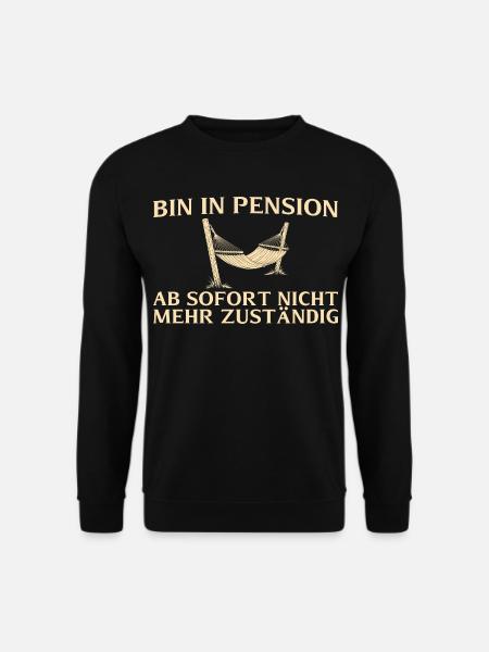 Pension Plus responsable - Retraité - Sweat-shirt Unisexe - noir
