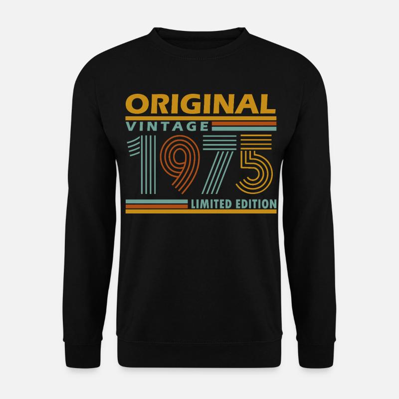 Original Vintage 1975 Edition Limitée - Sweat-shirt Unisexe - noir