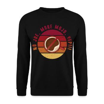 Kaffeeentzug Koffeinfrei Ex-Kaffeetrinker - Unisex Pullover - Schwarz - Vorne - Alina (178cm) & Michal (187cm)