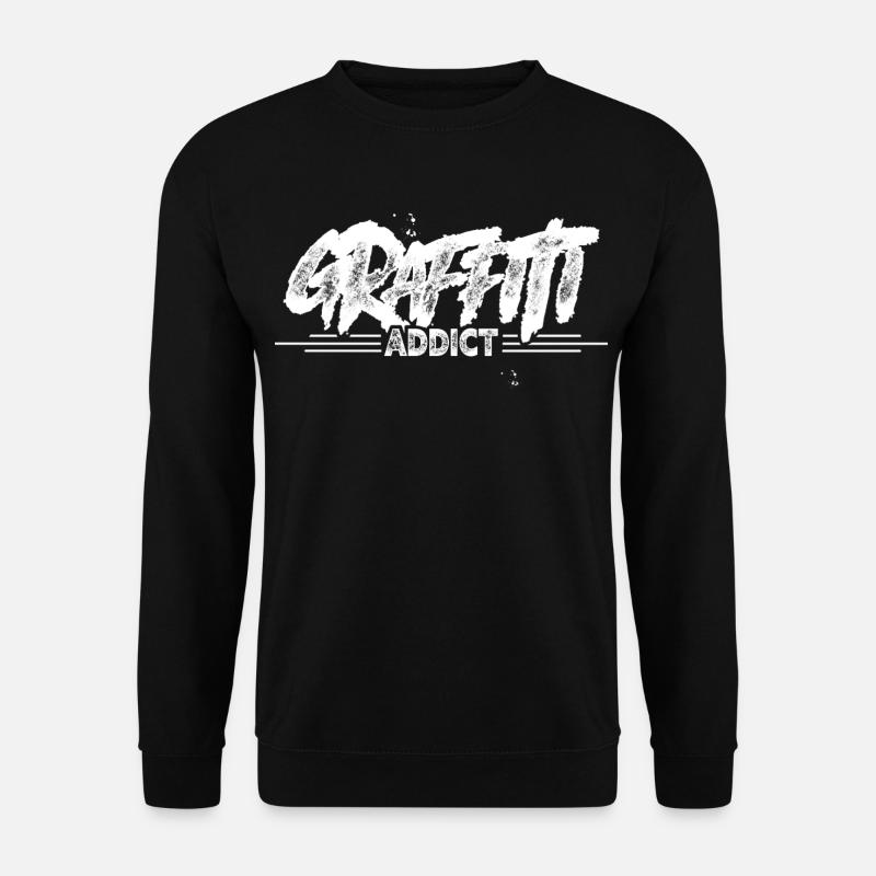 Graffiti - Unisex Pullover - Schwarz