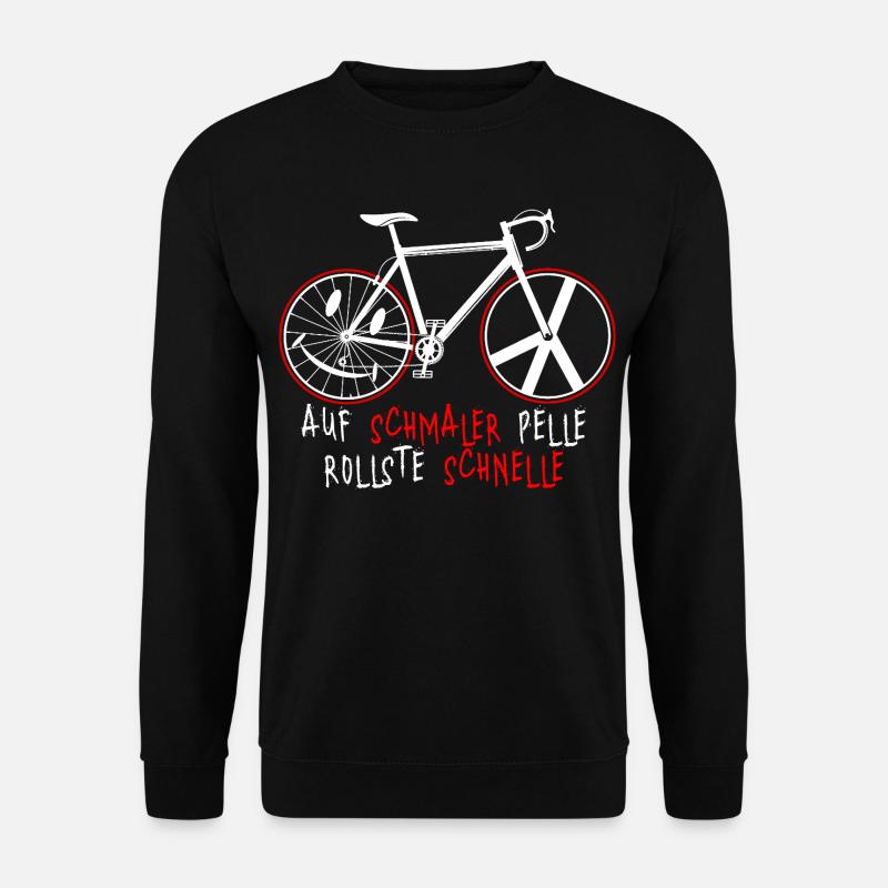 Rennrad - Unisex Pullover - Schwarz