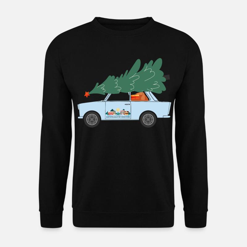 Weihnachten zu Hause (Trabi-Edition) - Unisex Pullover - Schwarz
