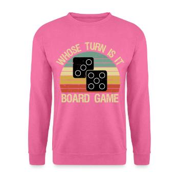 Whose Turn Is It Board Game Strategy Competitive - Unisex Sweatshirt - pink - Front