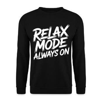 Mode détendu toujours activé - Sweat-shirt Unisexe - noir - Devant - Alina (178cm) & Michal (187cm)