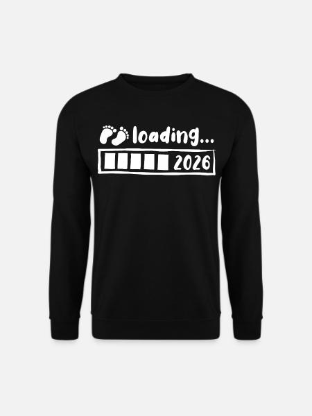 Baby 2026 loading - Pregnancy - Gift - Unisex Sweatshirt - black