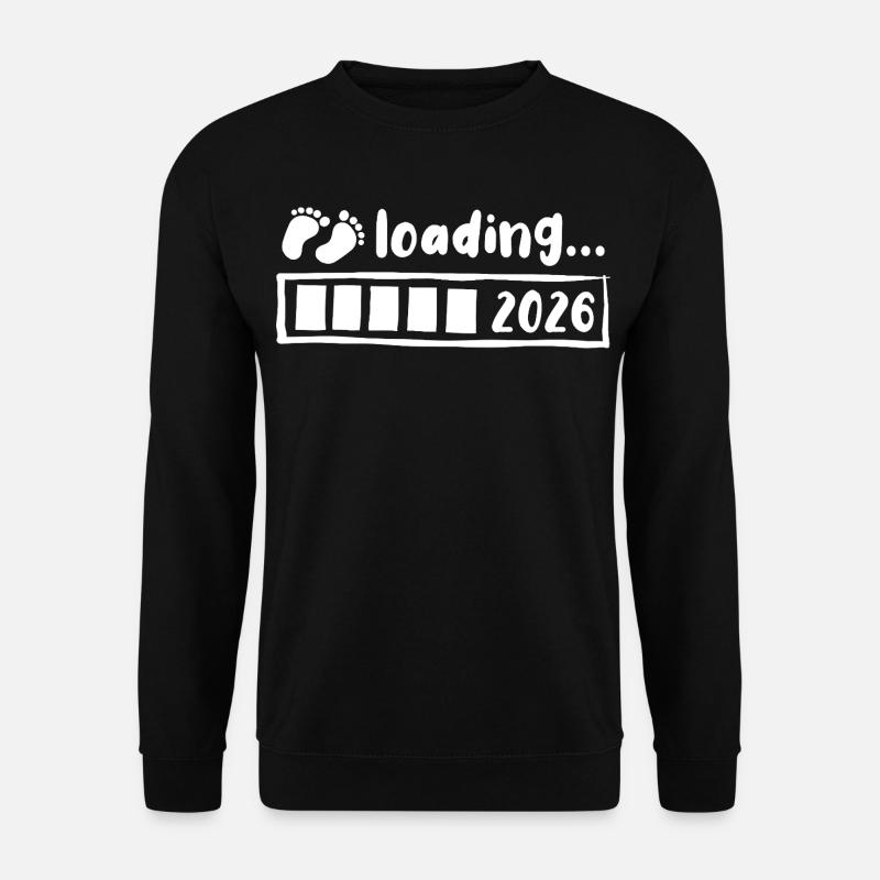 Baby 2026 loading - Pregnancy - Gift - Unisex Sweatshirt - black