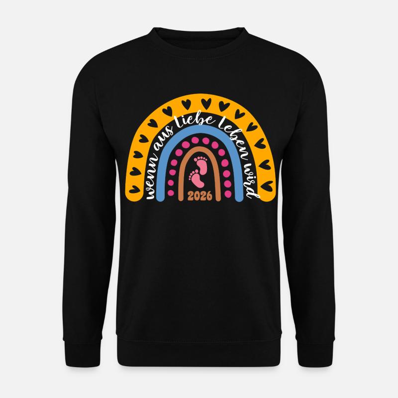 Quand l’amour devient vie - Bébé 2026 - Sweat-shirt Unisexe - noir