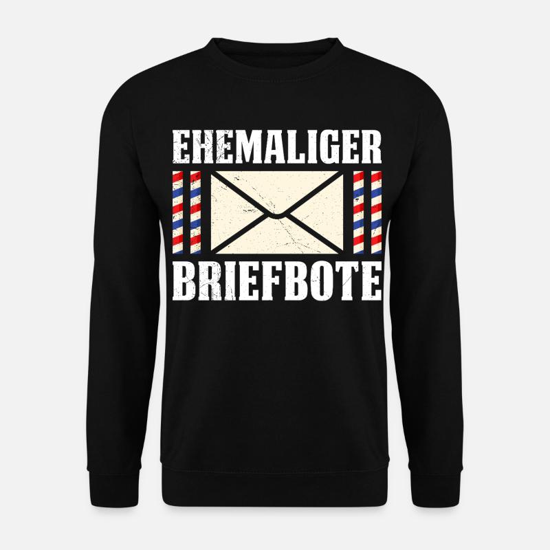 Briefträger EHEMALIGER BRIEFBOTE Lustiges - Unisex Pullover - Schwarz