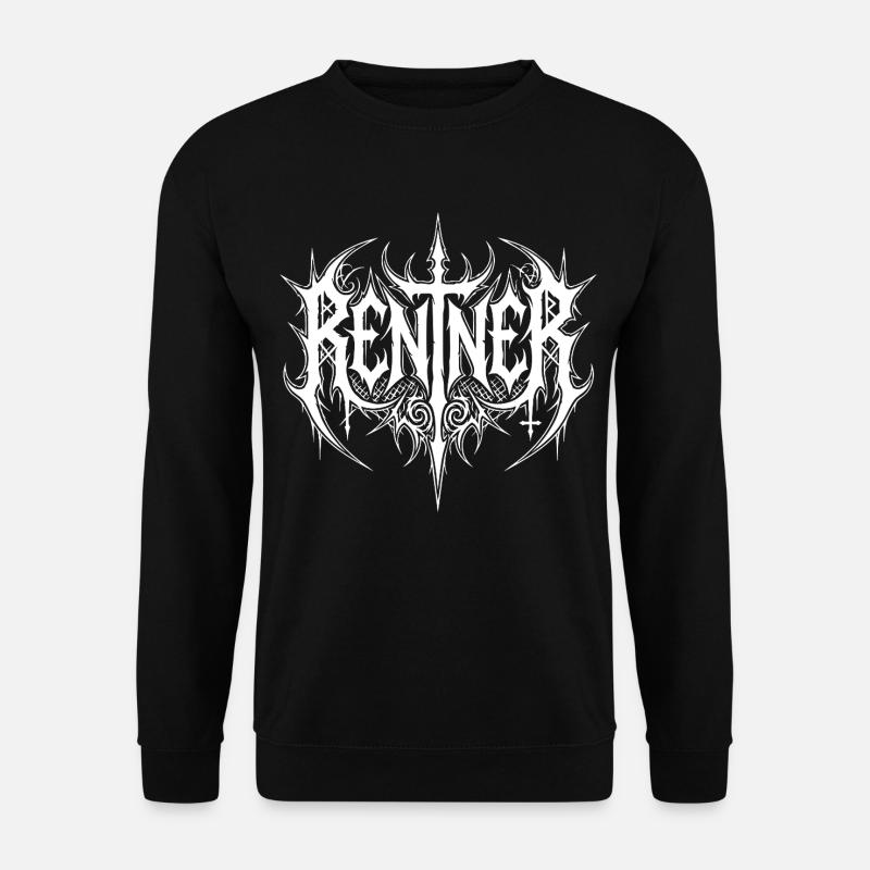 Rentner Black Metal - Unisex Pullover - Schwarz